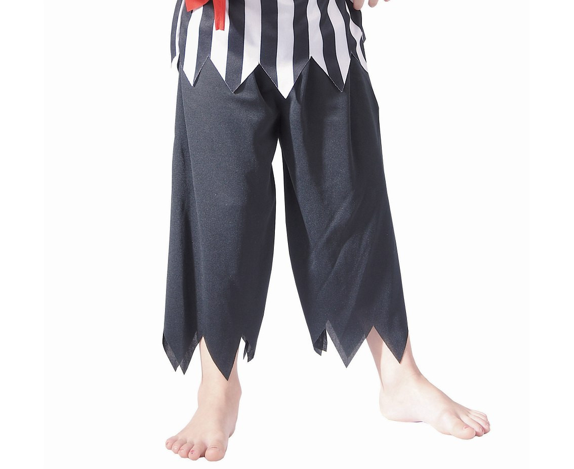 Role play-set for child Striped Pirate (shirt with vest, pants, belt, bandanna), size 92/104 cm